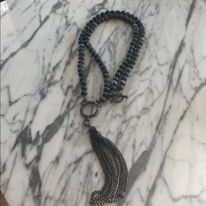 French Kande tassel necklace